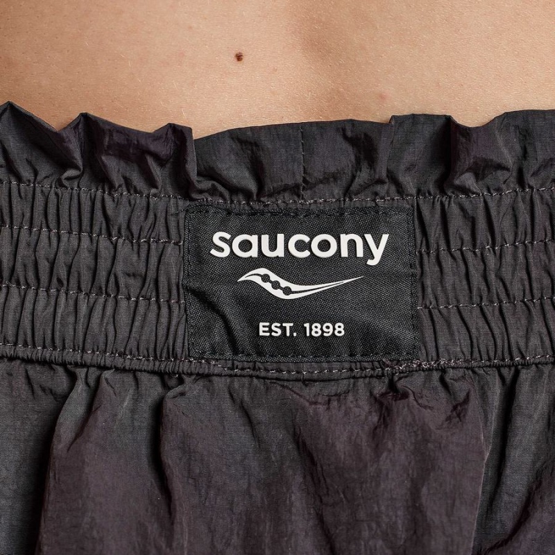 Women's Saucony Unwind Shorts Black | Australia S63849-G27