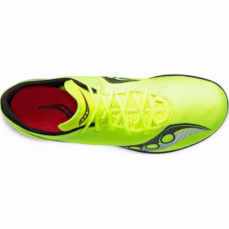 Women's Saucony Velocity MP Track Spikes Yellow / Black | Australia S97480-T74