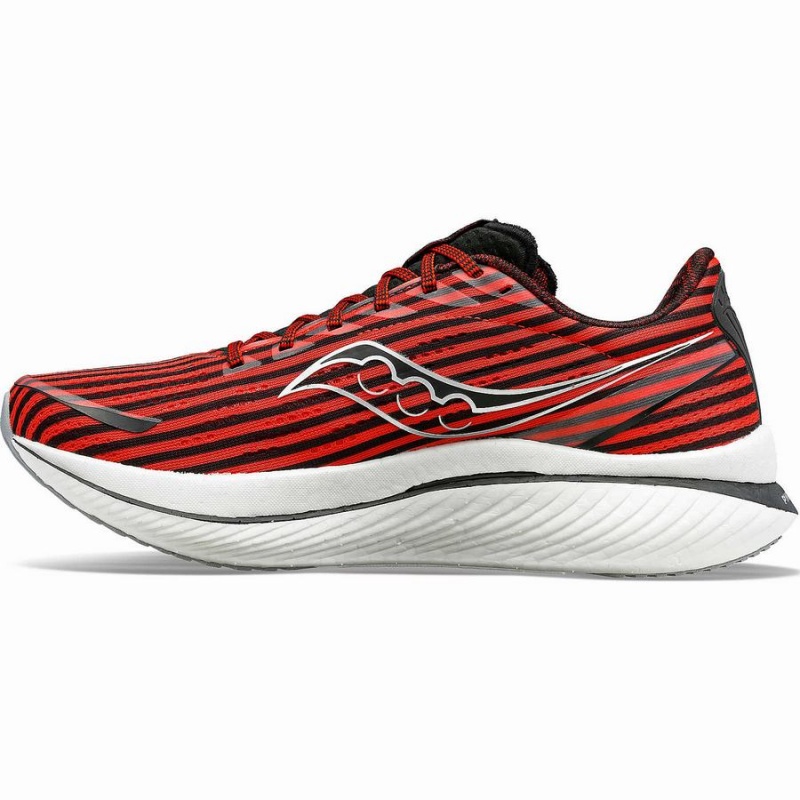 Women's Saucony X Black Men Run Endorphin Speed 3 Running Shoes Black / Red | Australia S48532-J56