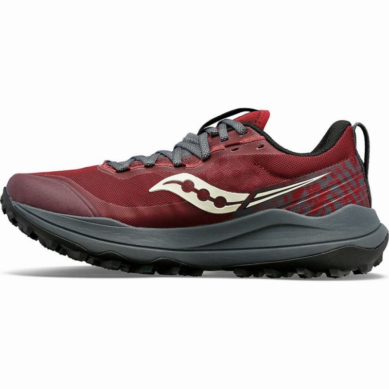 Women's Saucony Xodus Ultra 2 Running Shoes Red / Grey | Australia S51690-E58