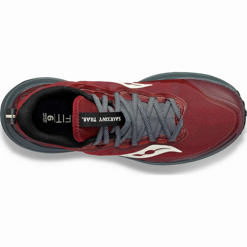 Women's Saucony Xodus Ultra 2 Running Shoes Red / Grey | Australia S51690-E58