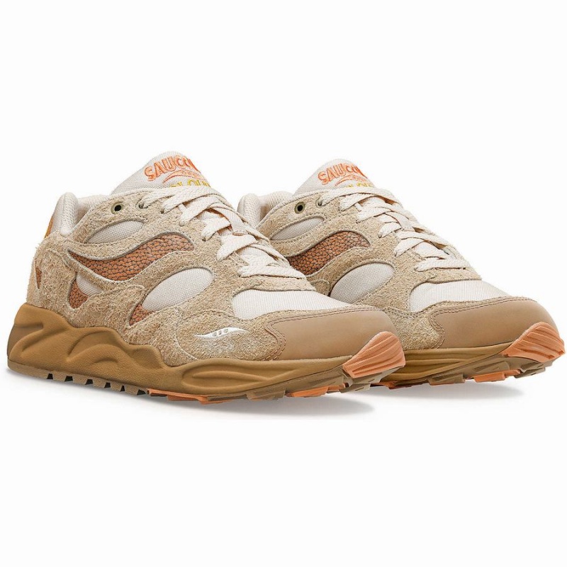 Women's Saucony x Colour Plus Grid Shadow 2 Sneakers Brown | Australia S46958-A24